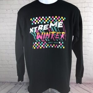 XTREME WINTER Shirt Adult Medium Black Christian Rock Jam Tour LS Graphic Tee